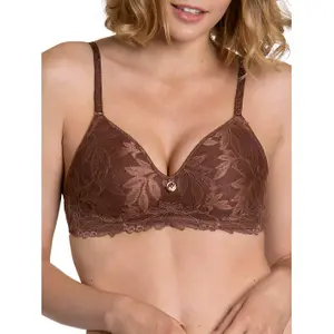 Non-wired moulded bra for women Lisca Harvest image-1