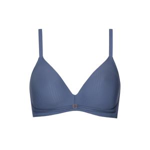 Non-padded plunge bra without underwire for women Lisca Laura image-4