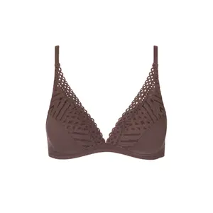 Women's non-wired triangle padded bra Lisca Maxine image-0