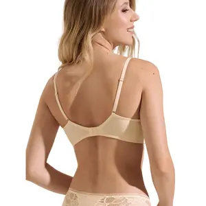 Plunge non-wired padded bra for women Lisca Nina image-1