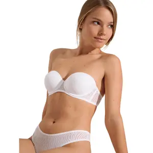 Sostén bandeau balconet preformado mujer Lisca Nikki image-2