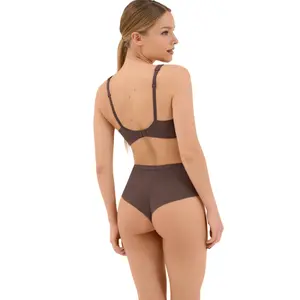 Soutien-gorge préformé décolleté profond sans armatures femme Lisca Maya image-3