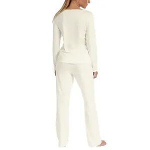Pijama calças top de mangas longas mulher Lisca Liv Mariage image-2