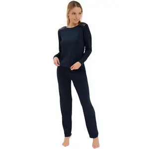 Pijama calças top de mangas longas mulher Lisca Mirabelle image-1