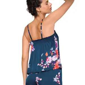 Pyjama caraco fines bretelles femme Lisca Amaryllis image-6