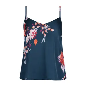 Pyjama caraco fines bretelles femme Lisca Amaryllis image-0