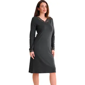 Women's long-sleeved t-shirt dress Lisca Ruth image-1