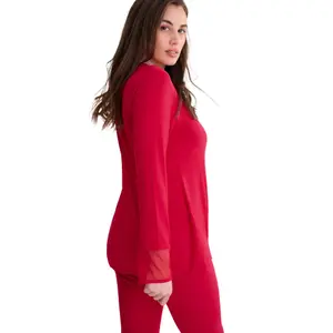 Women's long-sleeve pyjama Lisca Roxanne image-5