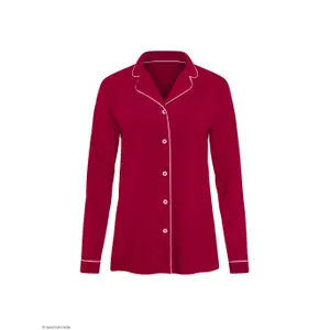Womens Long Sleeve Shirt and Trousers Pyjama Lisca Tara image-1