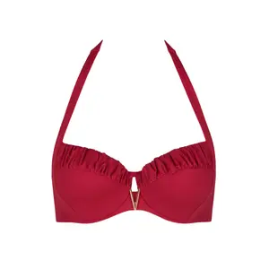 Top de bikini com suporte costas nu mulher Lisca Isola Rossa image-0