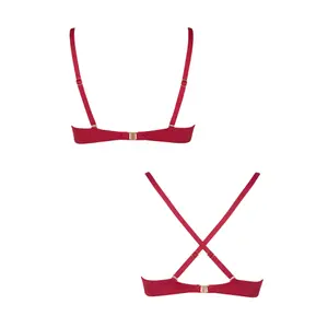 Haut de maillot de bain push-up multipositions femme Lisca Isola Rossa image-3