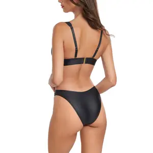 Haut de maillot de bain triangle sans armatures multipositions femme Lisca Jordan image-3