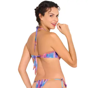 Bügeloses, vorgeformtes Bikini-Oberteil für Frauen Lisca Jersey image-5