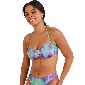 Bügeloses, vorgeformtes Bikini-Oberteil für Frauen Lisca Jersey image-1