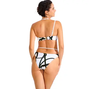 Women's padded balconette bikini top Lisca Honolulu image-3