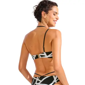 Women's balcony bandeau bikini top Lisca Honolulu image-6