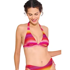 Haut de maillot de bain triangle préformé sans armatures femme Lisca Osaka image-2