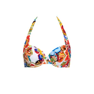 Topp för tankini med öppen rygg dam Lisca Mexico image-0