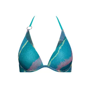 Camisola de bikini pré-formada costas nu sem aros mulher Lisca Atlantida image-0