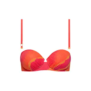 Padded strapless bikini top for women Lisca Atlantida image-1
