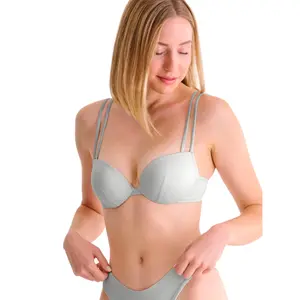 Women's push-up bikini top Lisca Blue Lagoon image-0