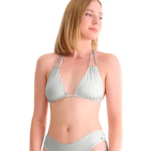 Haut de maillot de bain triangle dos nu femme Lisca Blue Lagoon image-1