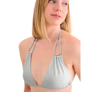 Haut de maillot de bain triangle dos nu femme Lisca Blue Lagoon image-6