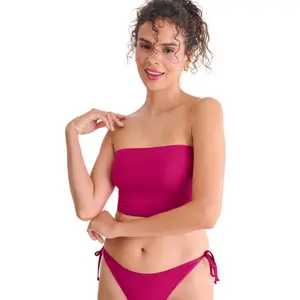 Top de bikini bustier sem bojo para mulher Lisca Florida image-4