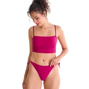 Top de bikini bustier sem bojo para mulher Lisca Florida image-3
