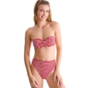 Padded strapless bikini top for women Lisca Bondi Beach image-1