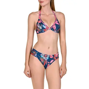 Bas de maillot de bain taille haute femme Lisca Jamaica image-2