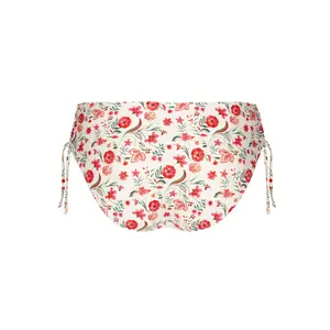 Parte de abajo de bikini de talle alto con laterales fruncidos para mujer Lisca Java image-1