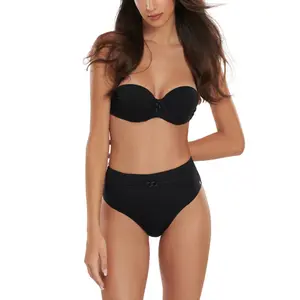 Women's balcony bandeau bikini top Lisca Palma image-3