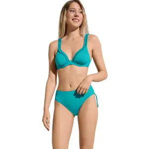 Fundo de biquíni de cintura alta com laterais ajustáveis para mulher Lisca Las Vegas image-2