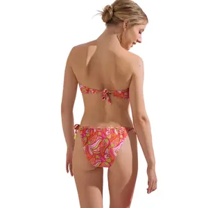 Roupa de banho feminina de cintura baixa com laços Lisca Kavala image-4