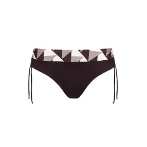 Fundo de biquíni de cintura alta com laterais ajustáveis para mulher Lisca Toulouse image-0