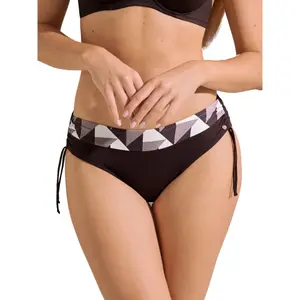 Fundo de biquíni de cintura alta com laterais ajustáveis para mulher Lisca Toulouse image-3