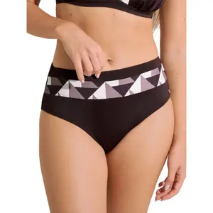 Cueca de fato de banho de cintura alta para mulheres Lisca Toulouse image-1