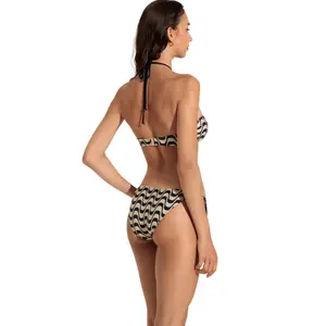 Roupa de banho feminina de cintura baixa com laços Lisca Iceland image-4