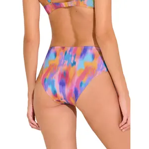 Fundo de maiô feminino com laterais ajustáveis Lisca Jersey image-3