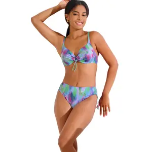 Fundo de maiô feminino com laterais ajustáveis Lisca Jersey image-4