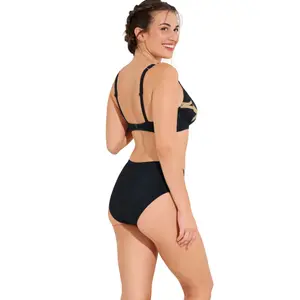 High-waisted shaping bikini bottom for women Lisca Valencia image-4