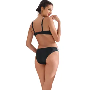 Top bikini senza coppe per donna Lisca Tanzania image-3