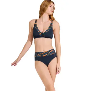 High-waisted shaping bikini bottom for women Lisca Tanzania image-2