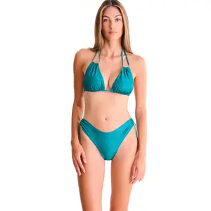 Haut de maillot de bain triangle dos nu femme Lisca Blue Lagoon image-2