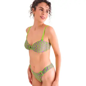 Parte de abajo de bikini brasileño recortada mujer Lisca Aruba image-6