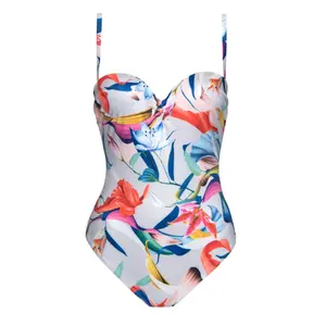 Maillot de bain 1 pièce bustier préformé multipositions femme Lisca Nice image-0