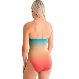 Badeanzug 1-teilig Bustier Damen Lisca Cairo image-3
