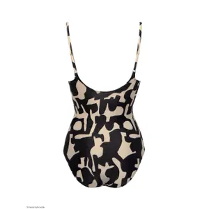 Women's molded one-piece swimsuit Lisca Aswan image-1