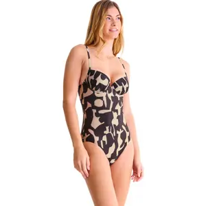 Women's molded one-piece swimsuit Lisca Aswan image-2